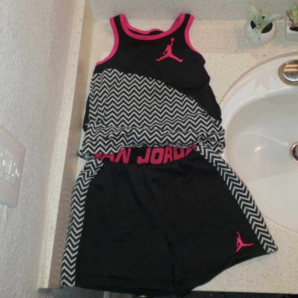 Girl's Toddler JORDAN Shorts and Tank
